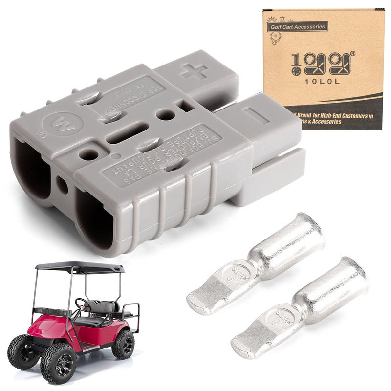 10L0L مقبس شاحن جانبي 10L0L لسيارة جولف كهربائية EZGO ماراثون 1983-1994، بديل لشاحن EZGO SB50 DC 36 فولت - Image 1